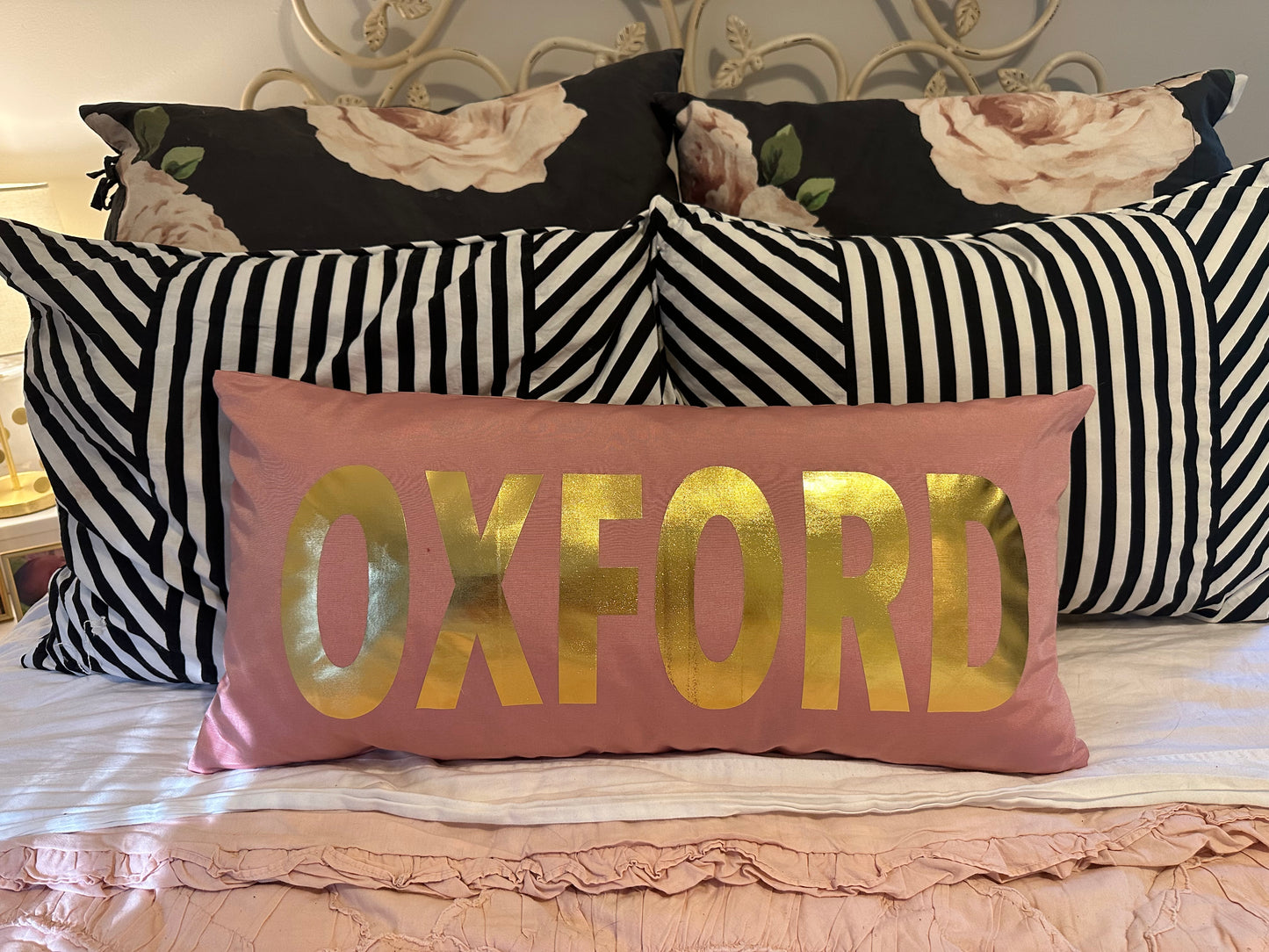 Gold Foil Pillow
