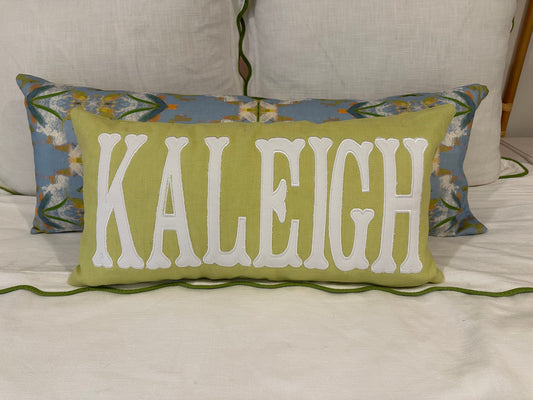 Appliquéd Pillow