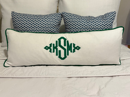 Monogram Appliqué Pillow