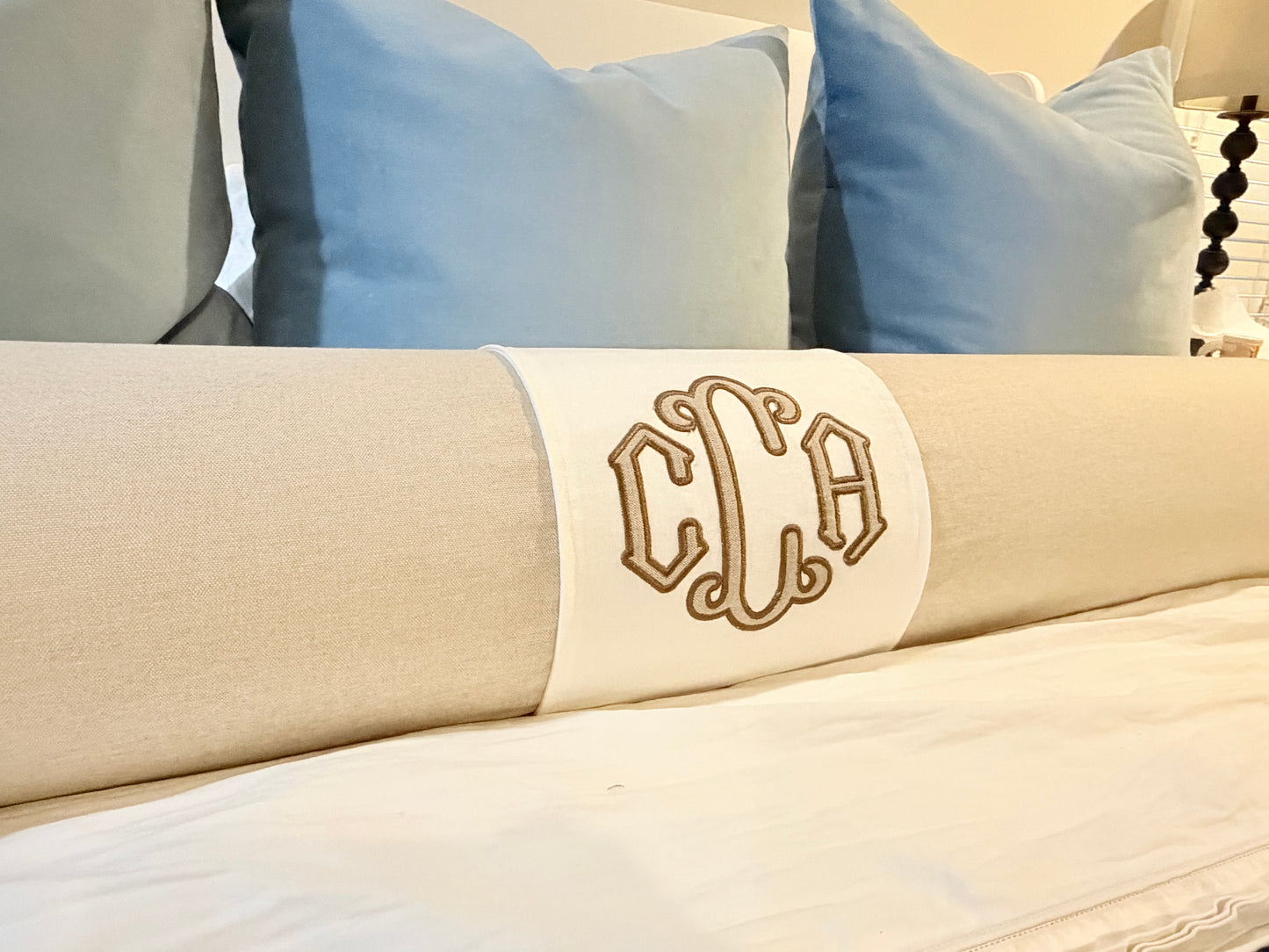 Bolster Cover with Personalization (sewing only)