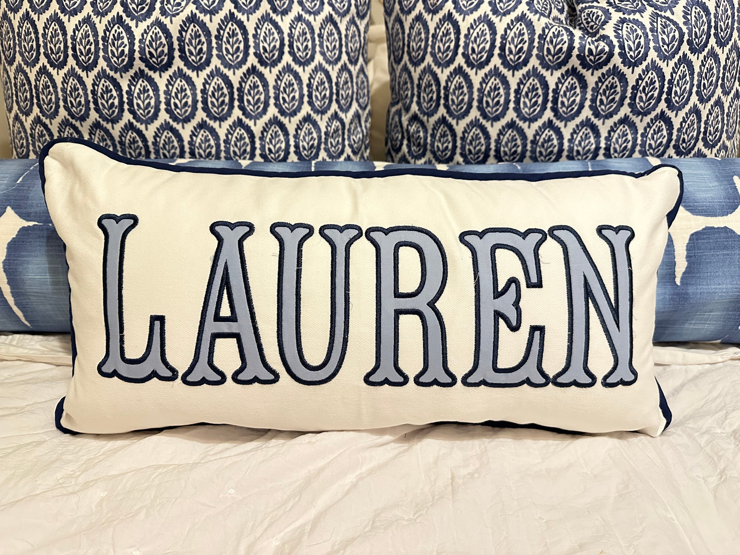 Appliquéd Pillow
