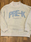 Mockneck with Stitched Wording underneath