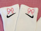 Embroidered Bow Socks