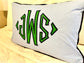 Monogram Appliqué Pillow