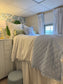 Ruffled Bed Skirt (White)