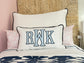Monogram Appliqué Pillow
