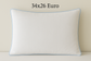 White Dutch Euro with piping (sham only)