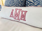 Monogram Appliqué Pillow
