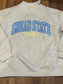 Mockneck with Stitched Wording underneath