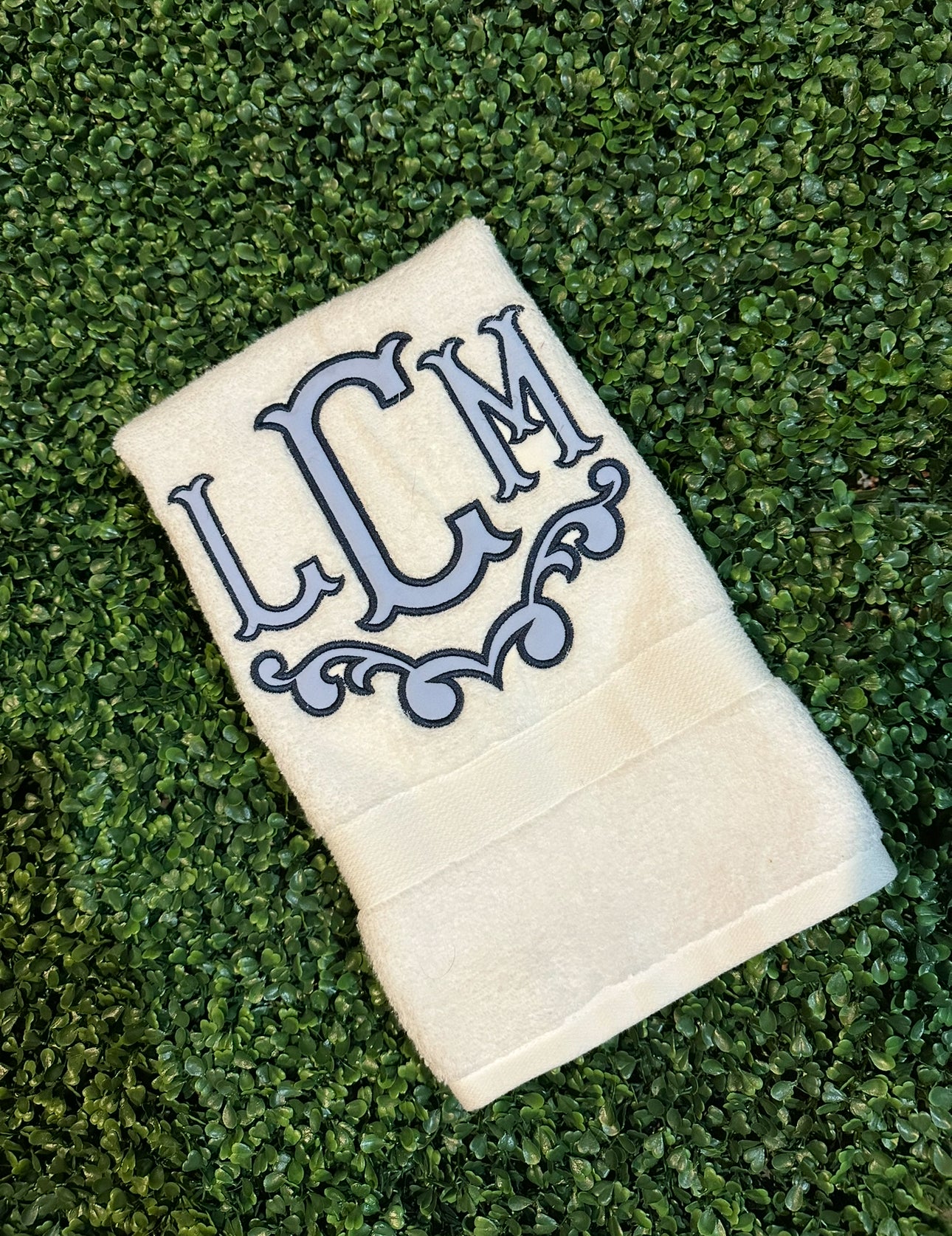 Monogrammed Towels special