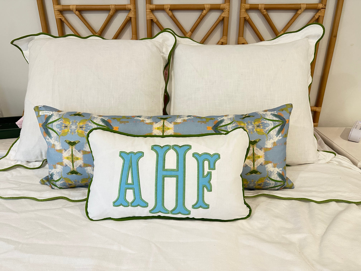 Monogram Appliqué Pillow