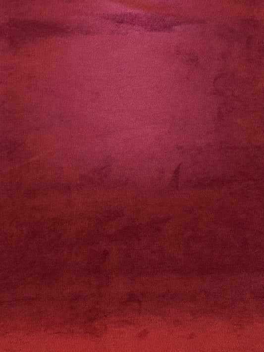 Crimson textured upholstery fabric