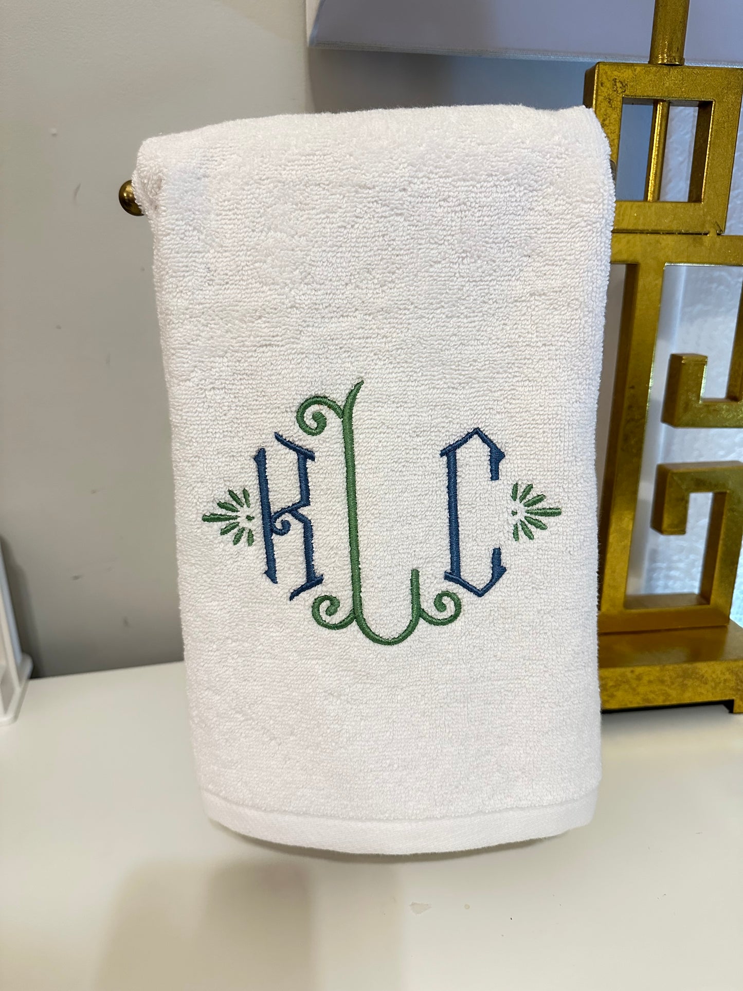 Monogrammed Towels special