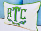 Monogram Appliqué Pillow