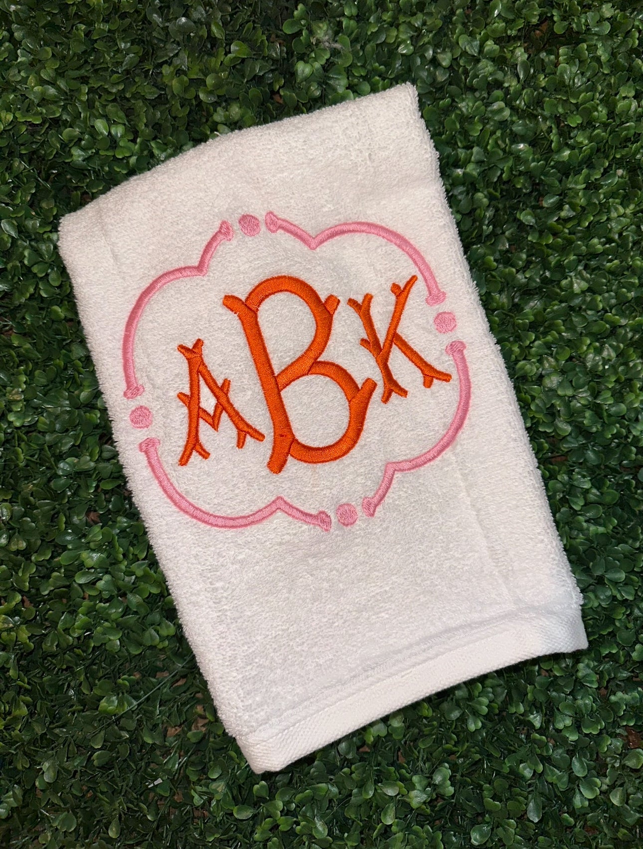 Monogrammed Towels special
