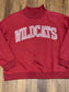 Mock Neck Appliqued Sweatshirt