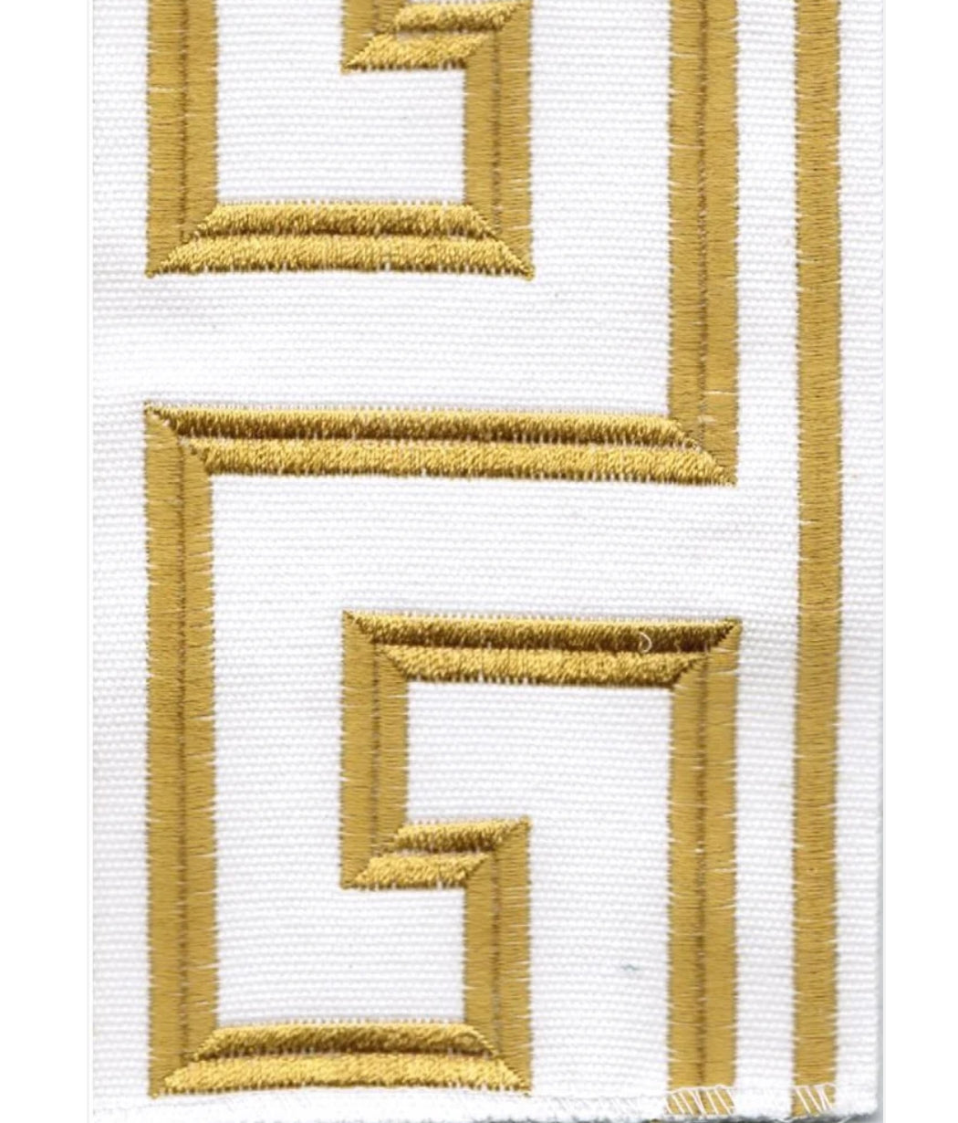 4” Embroidered Trim
